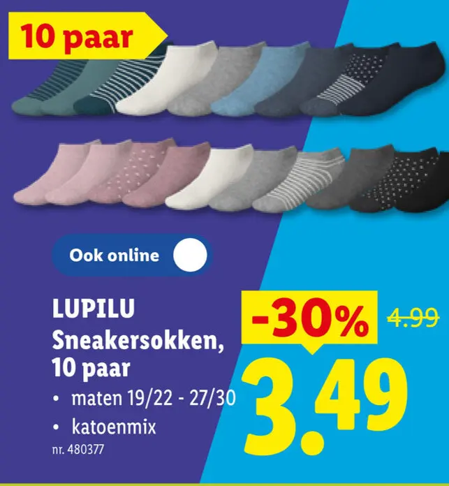 Promotie: Sneakersokken