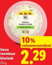 Aanbieding: Verse roomkaas bieslook