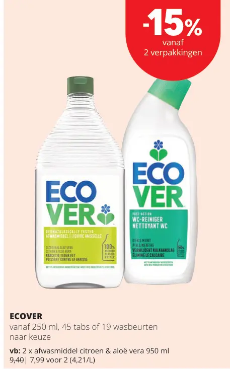 Promotie: Ecover