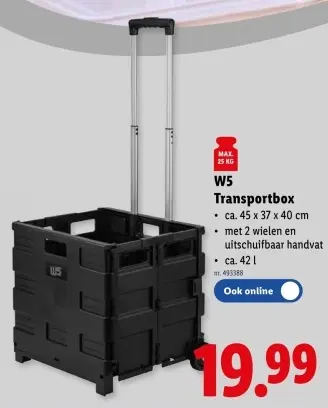 Promotie: Transportbox