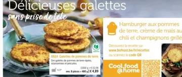 Offre: Galettes de pommes de terre