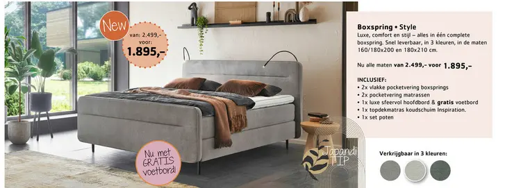 Promotie: Boxspring Style