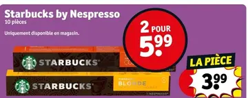 Offre: Starbucks by Nespresso
