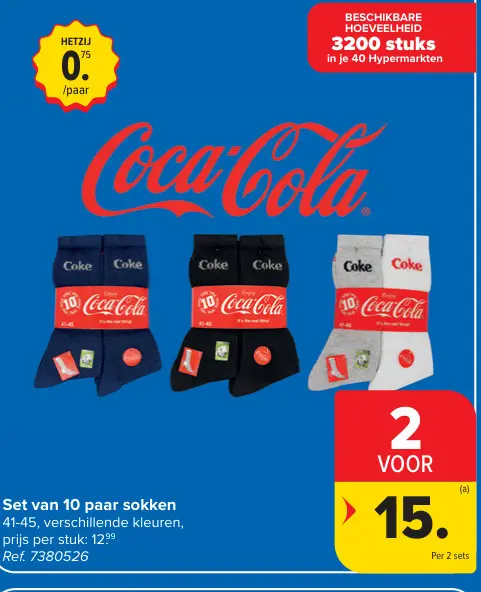 Promotie: Set van 10 paar sokken