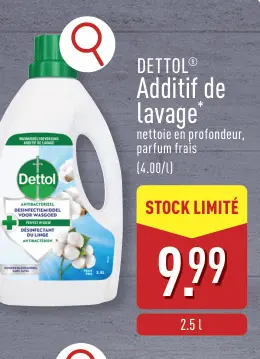 Offre: Additif de lavage
