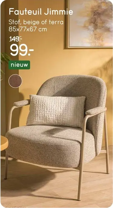 Promotie: Fauteuil Jimmie