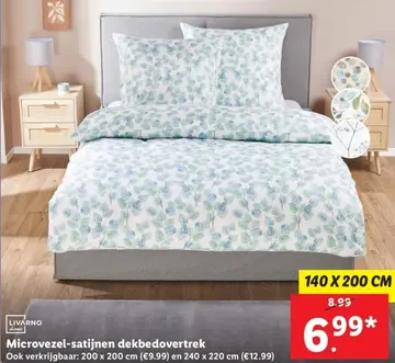 Aanbieding: Microvezel-satijnen dekbedovertrek