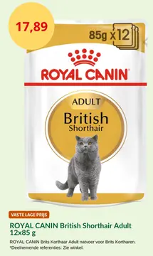 Aanbieding: ROYAL CANIN British Shorthair Adult