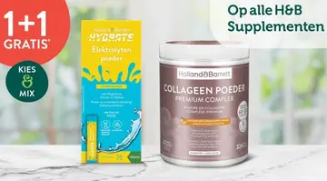 Aanbieding: Holland & Barrett Hydrate Elektrolyten poeder