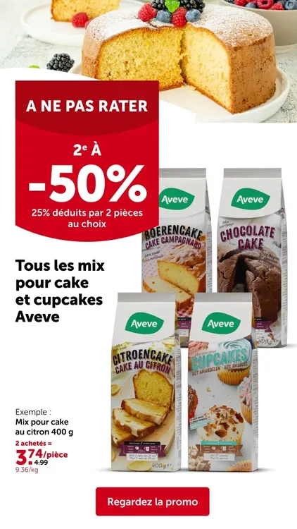 Offre: Mix pour cake au citron