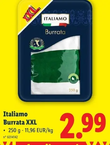Offre: Burrata XXL
