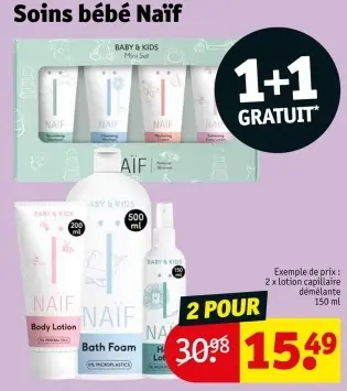 Offre: Soins bébé