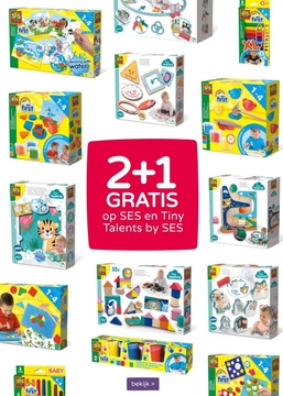 Aanbieding: 2+1 GRATIS op SES en Tiny Talents by SES