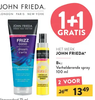 Promotie: John Frieda