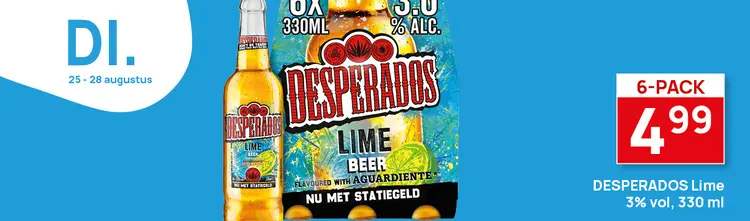 Aanbieding: Desperados lime