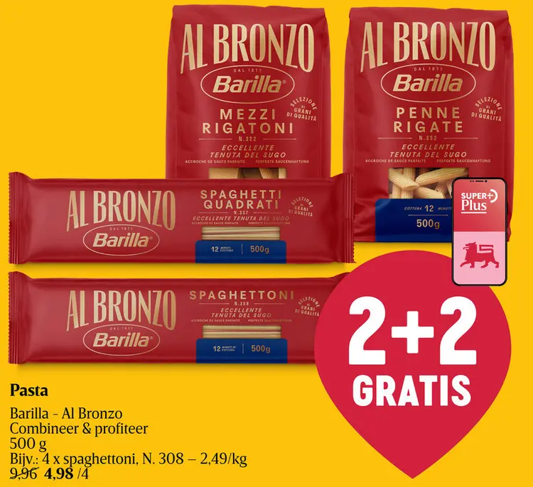 Promotie: Pasta Barilla - Al Bronzo