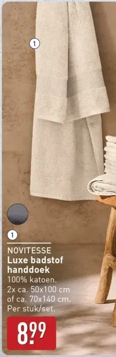 Aanbieding: Luxe badstof handdoek