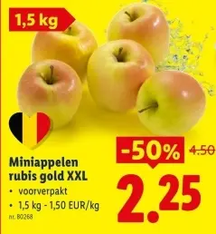 Promotie: Miniappelen rubis gold XXL