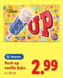 Aanbieding: Push-up vanille ijsjes