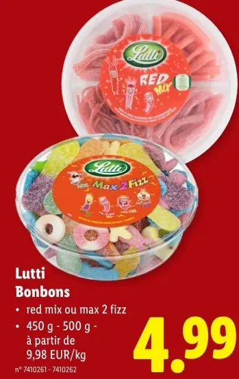 Offre: Bonbons