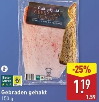 Aanbieding: Gebraden gehakt