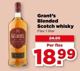 Aanbieding: Grant's Blended Scotch whisky