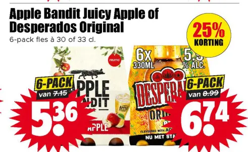 Aanbieding: Juicy Apple or Original