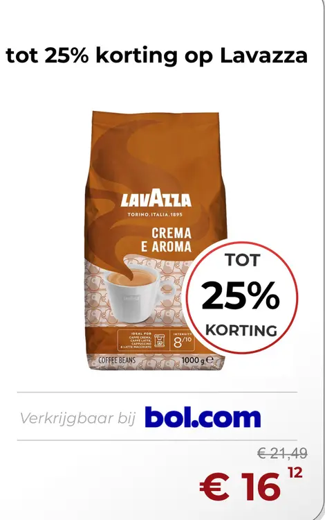 Aanbieding: Lavazza Crema e Aroma