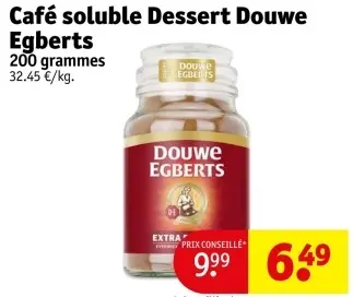 Offre: Café soluble Dessert