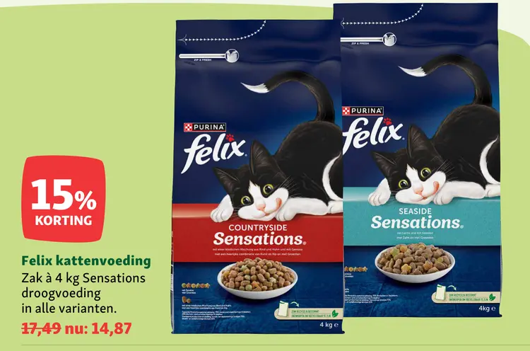 Aanbieding: Felix kattenvoeding