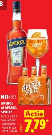 Aanbieding: Aperol of Aperol Spritz