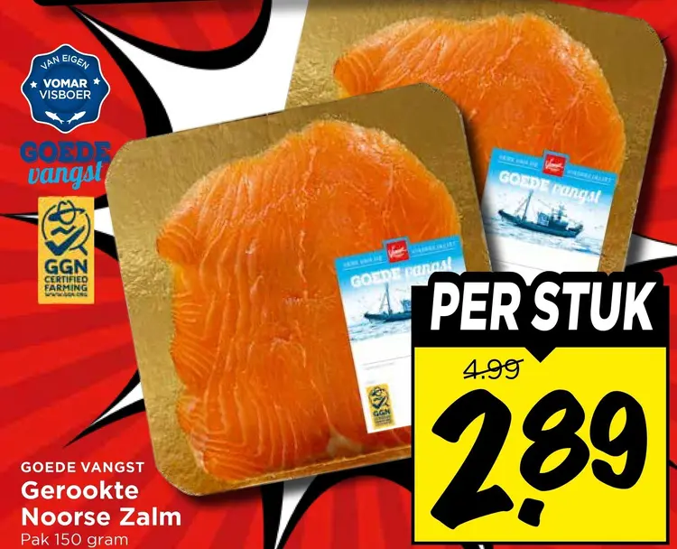 Aanbieding: Goede Vangst Gerookte Noorse Zalm