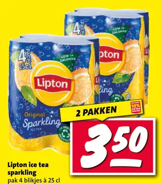 Aanbieding: Lipton ice tea sparkling