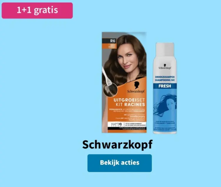 Promotie: Schwarzkopf Uitgroeiset Kit Racines & Droogshampoo