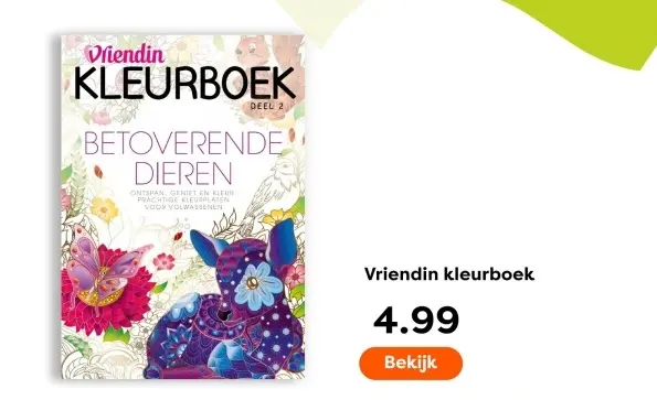 Aanbieding: Vriendin kleurboek