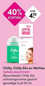 Aanbieding: Chilly, Chilly Silx en Wetties