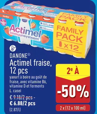 Offre: Actimel fraise