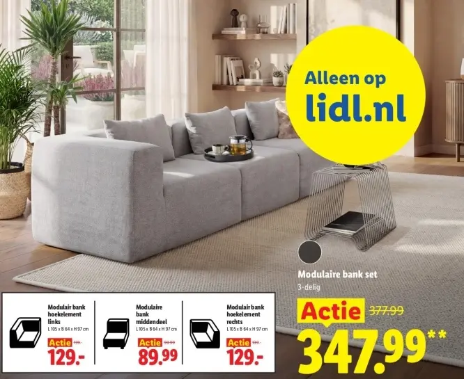 Aanbieding: Modulaire bank set