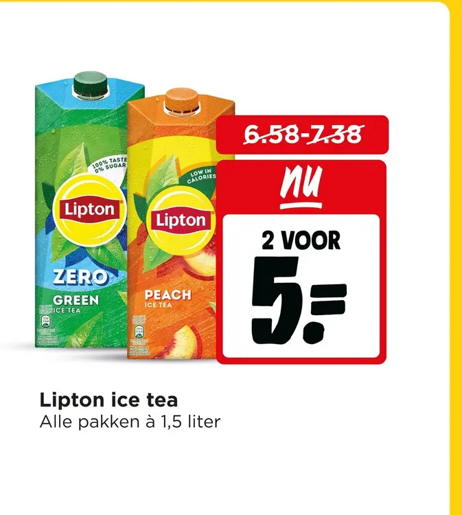 Aanbieding: Lipton ice tea