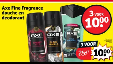 Aanbieding: Axe Fine Fragrance douche en deodorant