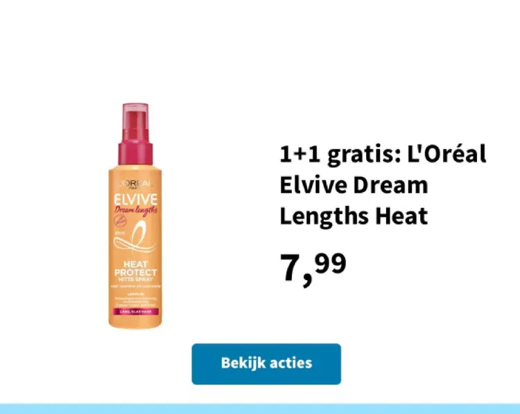 Promotie: Elvive Dream Lengths Heat Protect
