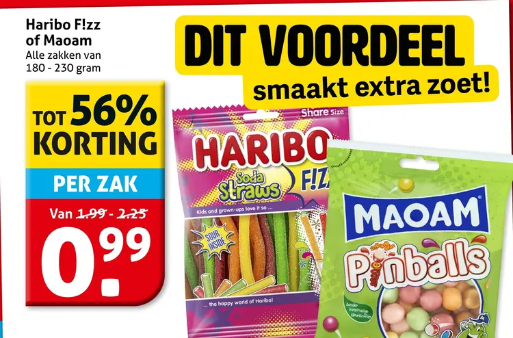 Aanbieding: Haribo F!zz of Maoam