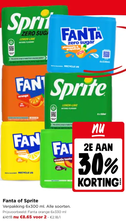 Promotie: Fanta of Sprite