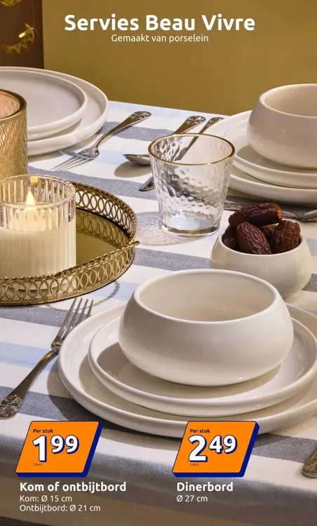 Aanbieding: Servies Beau Vivre