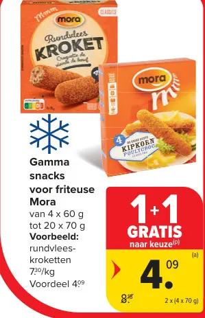 Aanbieding: Gamma snacks voor friteuse
