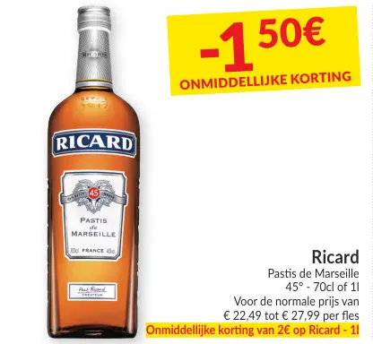 Promotie: Ricard