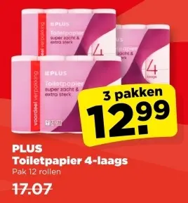 Aanbieding: Toiletpapier 4-laags