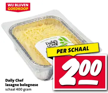 Aanbieding: Daily Chef lasagne bolognese