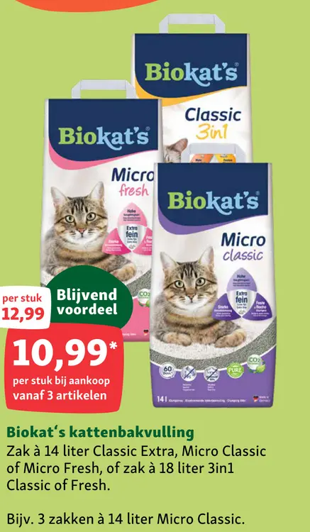 Aanbieding: kattenbakvulling