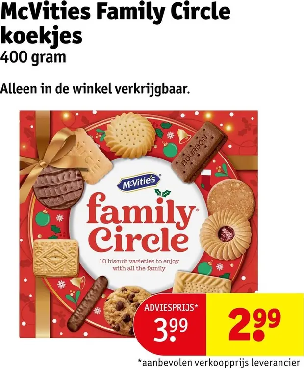 Aanbieding: Family Circle koekjes